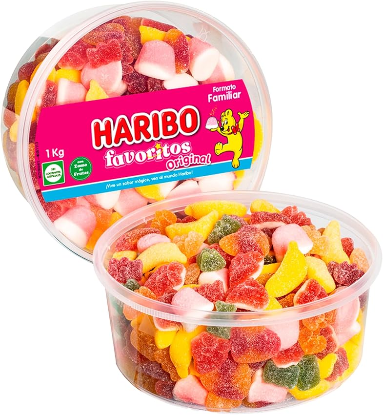 Detalle de Haribo Favoritos 🧸 1kg - Galletas y Dulces
