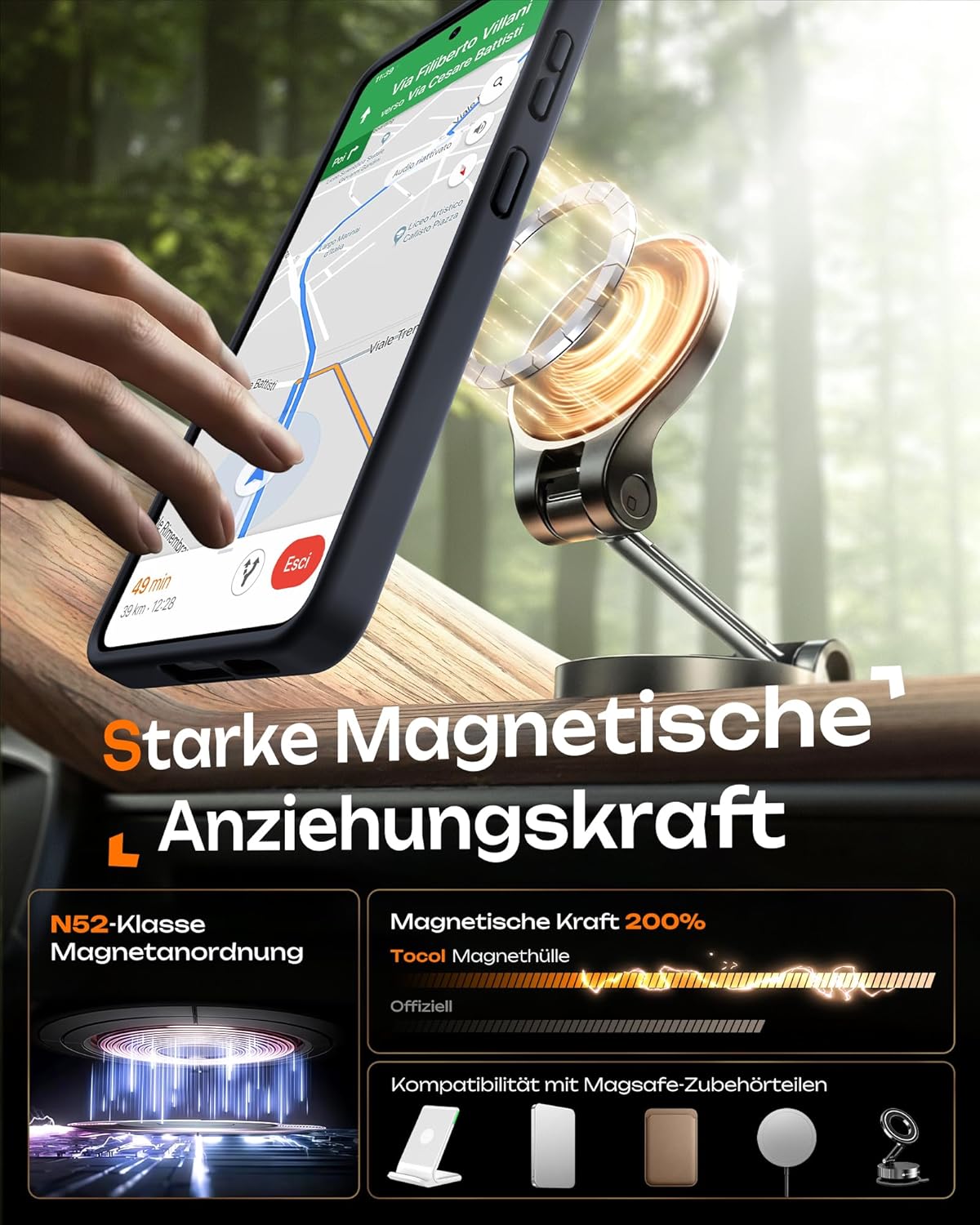 Thumbnail 4 de TOCOL Galaxy S26 Hülle 6,3 Zoll MagSafe