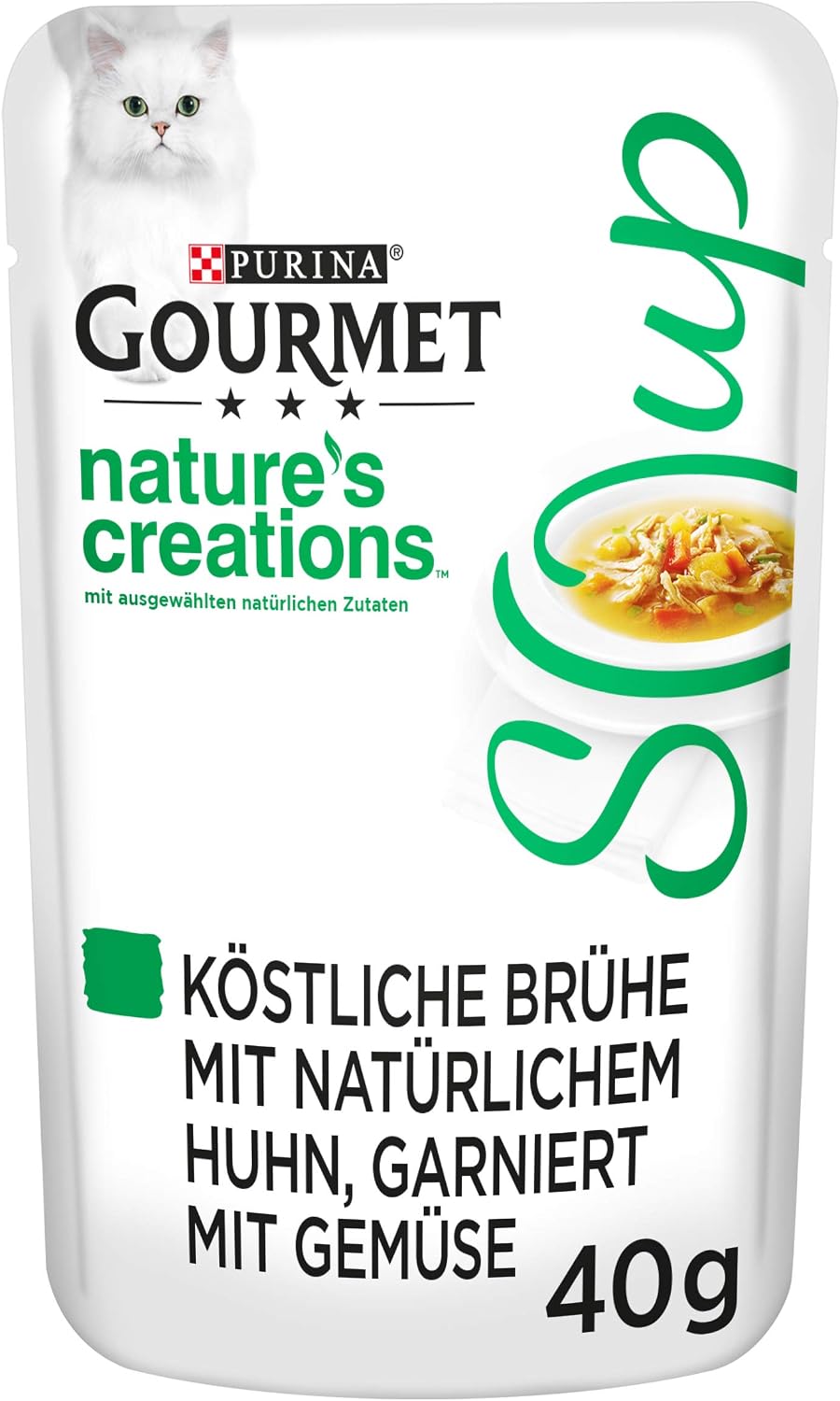 Detalle de Gourmet PURINA Crystal Soup 32er Pack 🐱