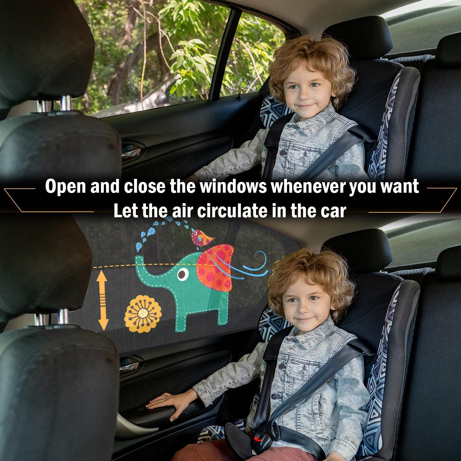 Thumbnail 4 de Asstikoo Car Window Shades 110 GSM UV
