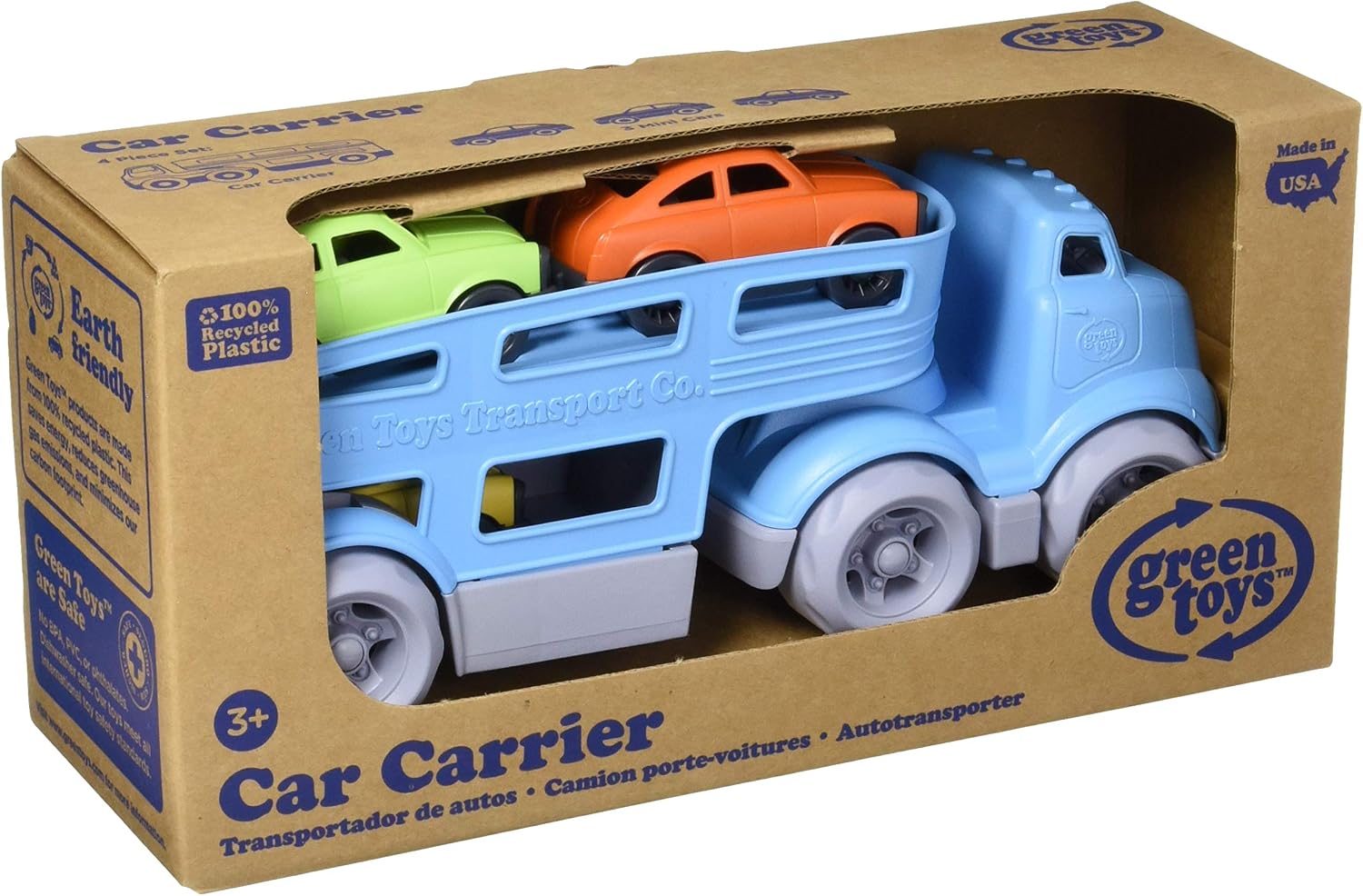 Detalle de Green Toys Car Carrier, Blue