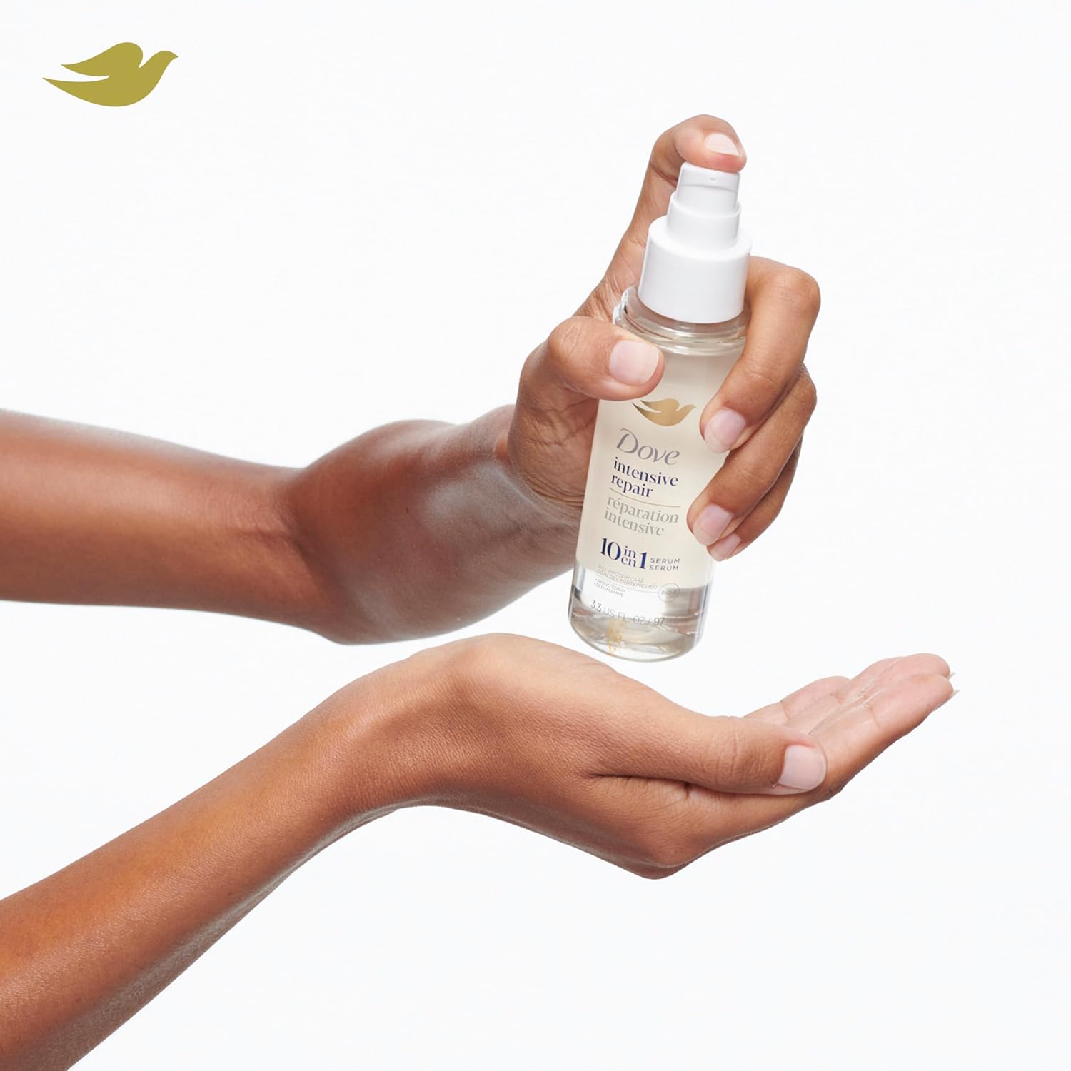 Thumbnail 5 de Dove Intensive Repair Serum for Damaged Hair, 3.3 oz with Amino Serum