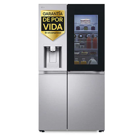 Detalle de LG GSXE90MBDD.AMBQEUR Frigorífico Side by Side 628 L Instaview Door‑In‑Door