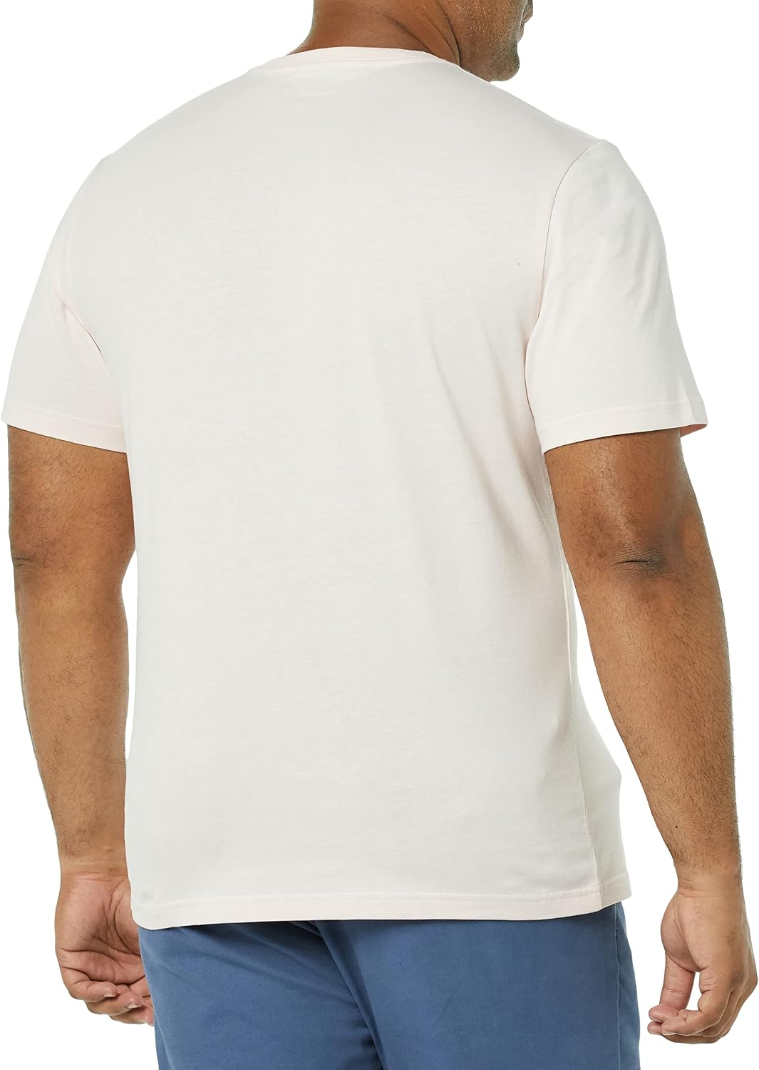 Detalle de Amazon Essentials Herren Kurzärmlige T-Shirts mit V-Ausschnitt – Slim Fit, Basic