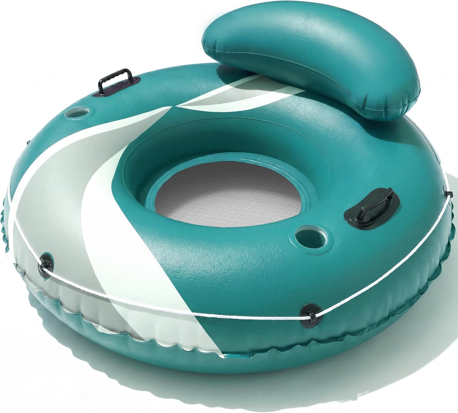 River Tube for Adults — Heavy-Duty 48" with Mesh Bottom, Pain-Free Lounge on Rivers & Lakes