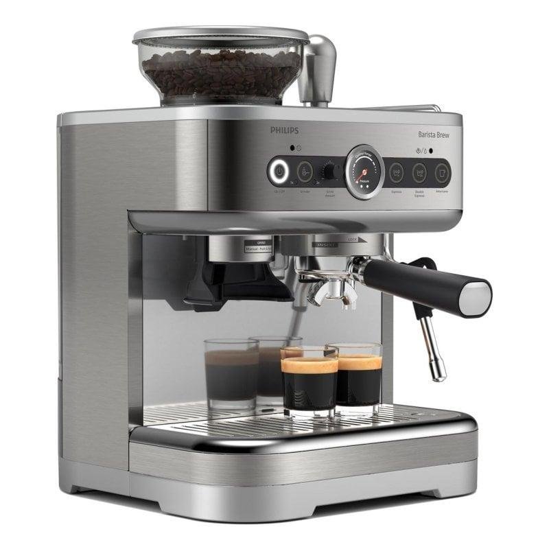 Thumbnail 1 de Philips Barista Brew: Cafetera semiautomática con molinillo y espumador, 2,3 L, 15 bares