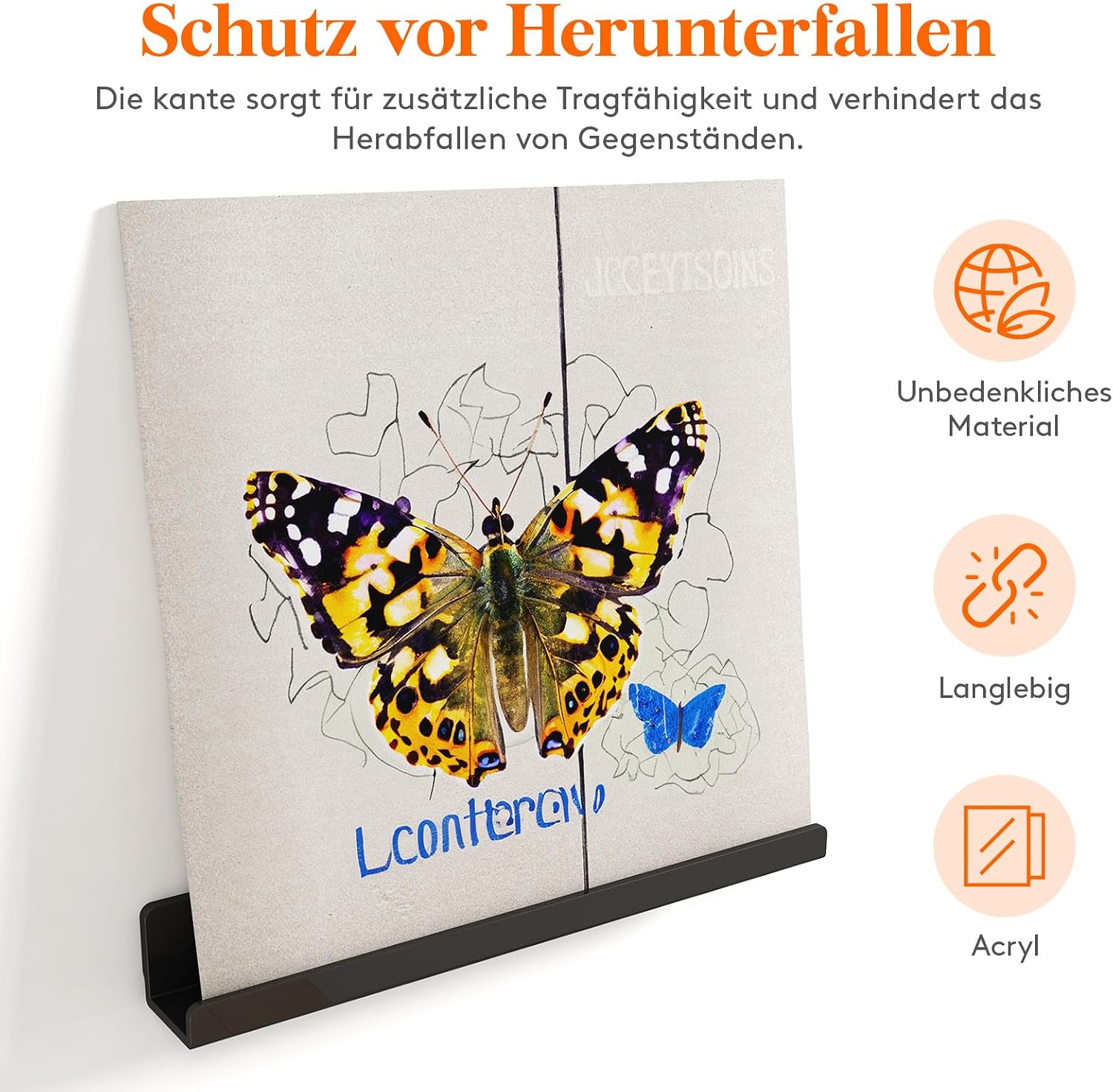 Thumbnail 4 de Lifewit Hängeregale Schallplatten 6er Pack 30,5 cm