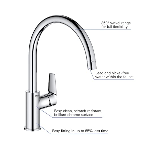 Thumbnail 3 de GROHE StartEdge Grifo cocina caño alto 360º 30529001 🚰