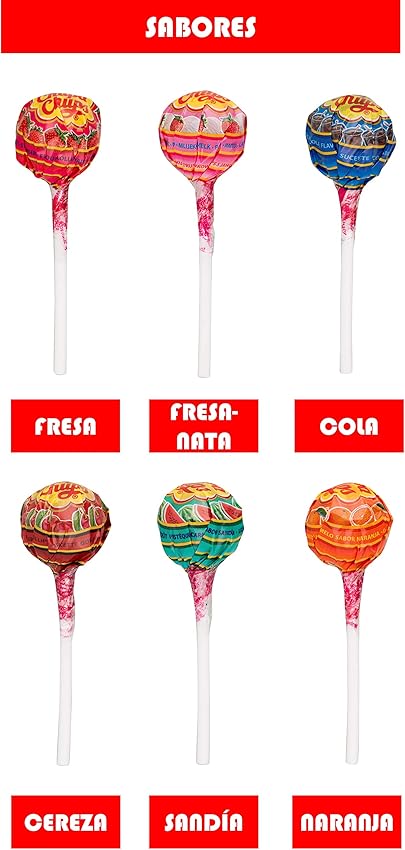 Thumbnail 5 de Chupa Chups Original 😋 Caramelos Variados Pack 200 unidades