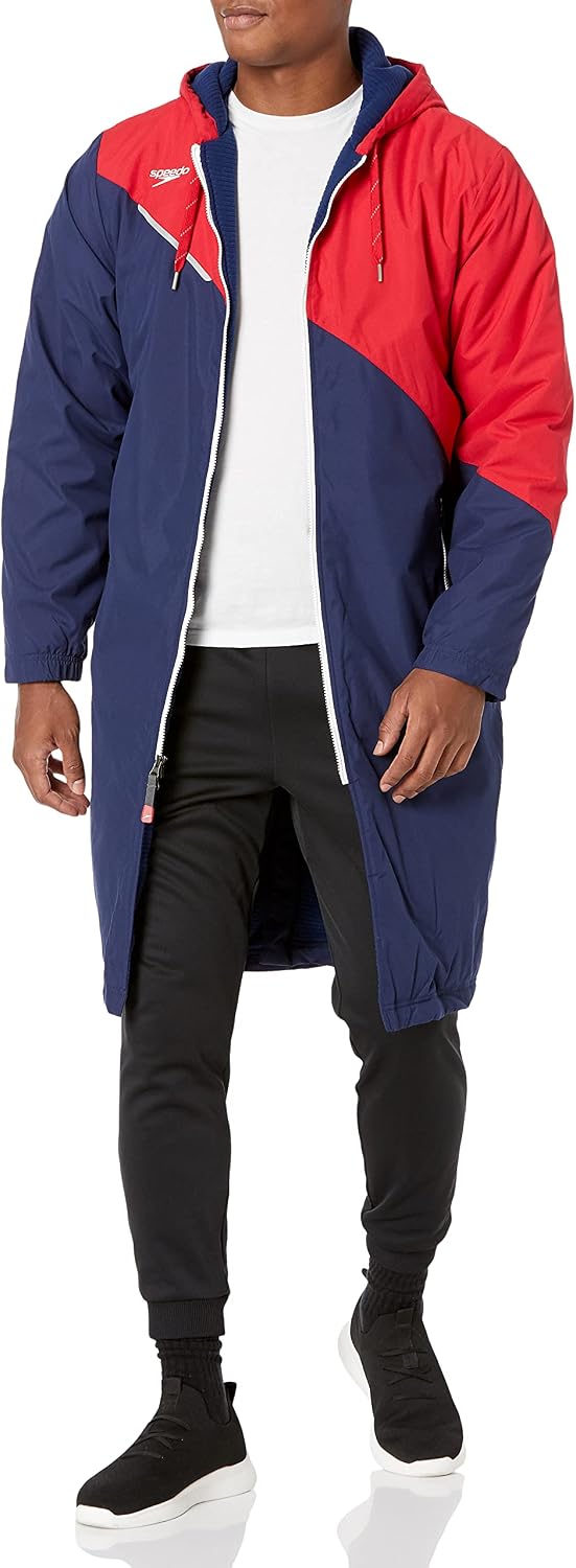 Detalle de Speedo Unisex Parka with Fleece Lining and Water-Resistant Shell