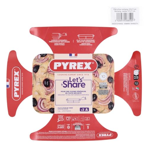 Detalle 1 de Pyrex Optimum fuente rectangular 27 x 17 cm