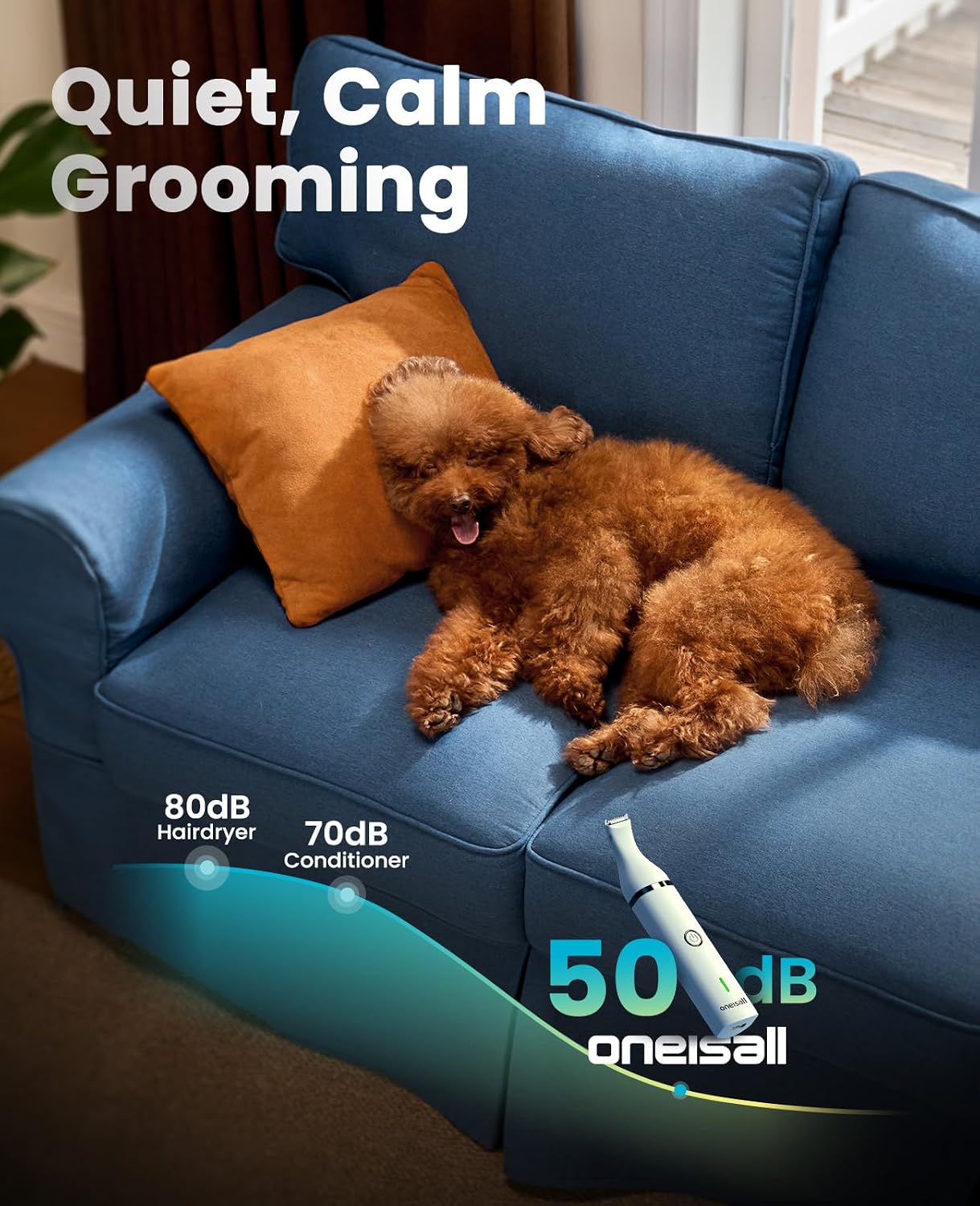 Thumbnail 4 de oneisall Dog Paw Trimmer 2-Blade Low Noise