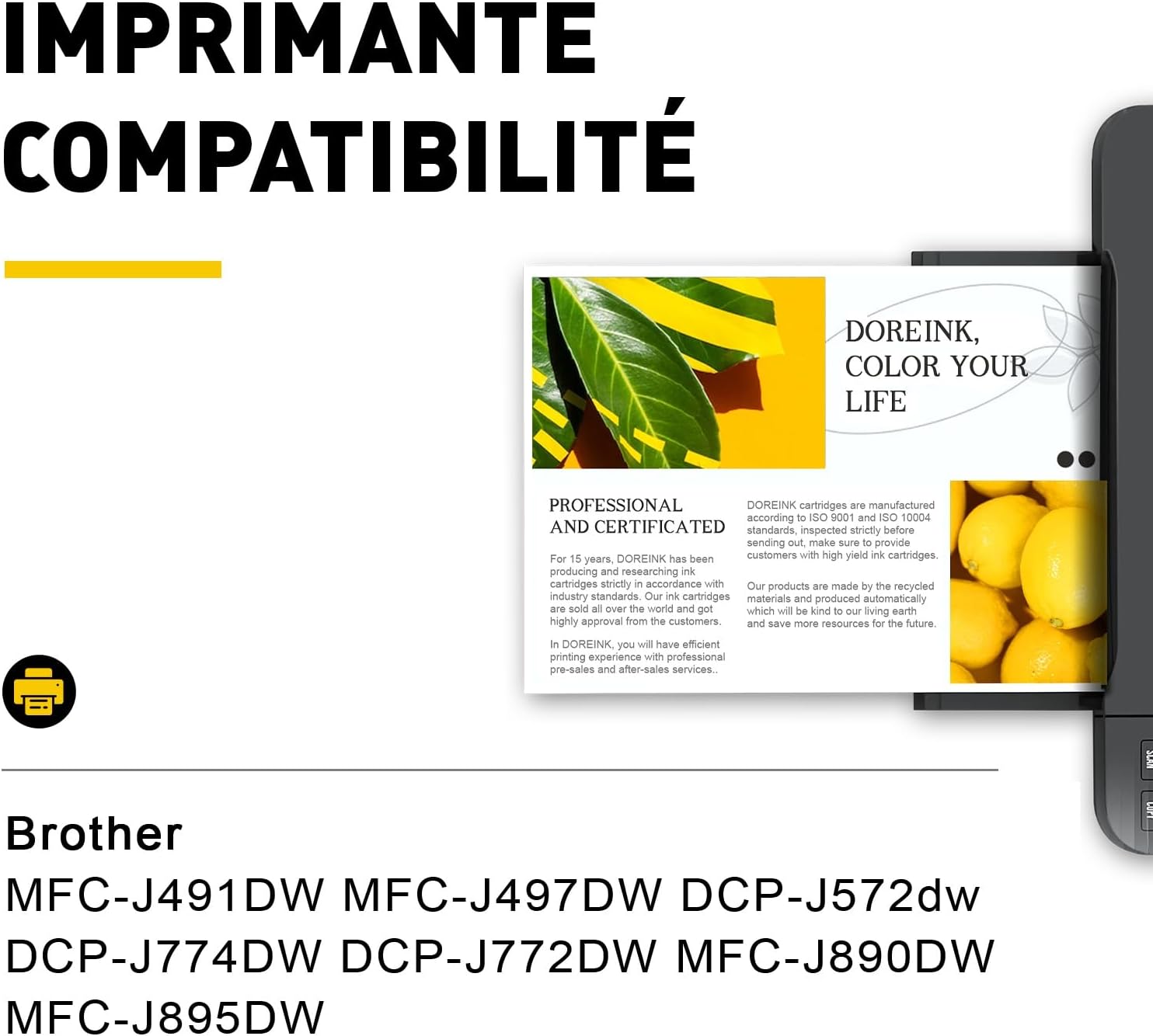 Detalle 2 de DOREINK LC3213 Lot 9 cartouches (3N 2C 2M 2J)