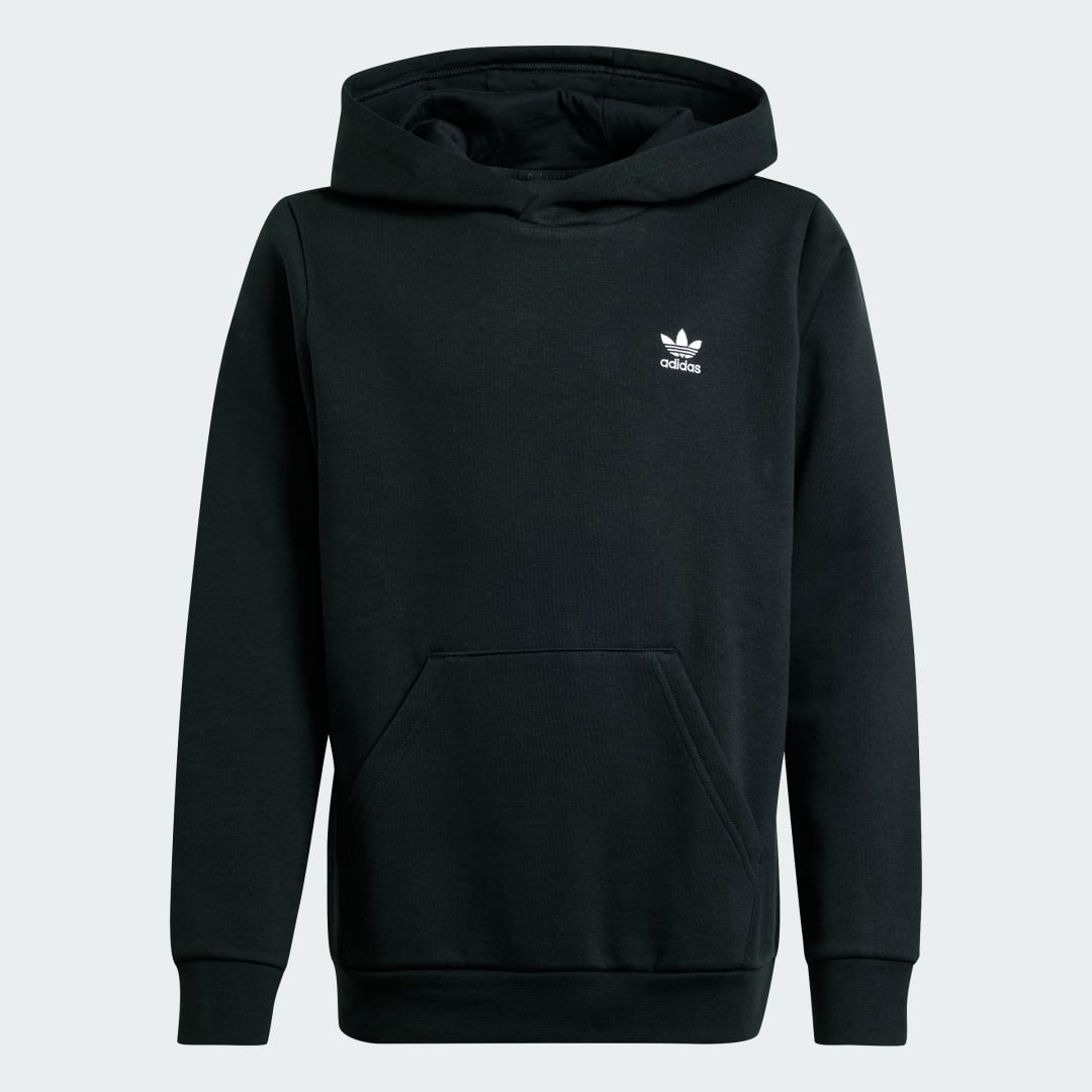 Detalle de Sudadera con capucha Adidas (negra): comodidad casual para el día a día