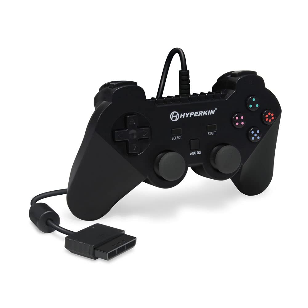Detalle 2 de Hyperkin Brave Warrior Premium Controller for PS2 (Black)