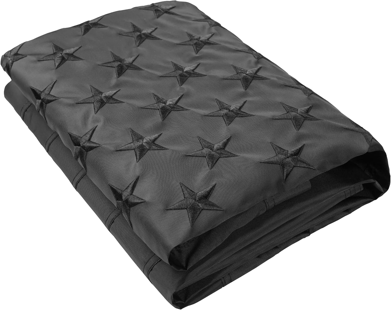 Detalle 2 de DANF FLAG 3 x 5 ft Black American Flag, 210D Nylon, Embroidered Stars