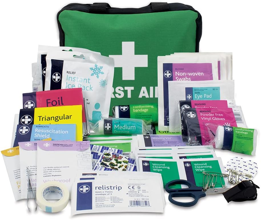 Detalle 2 de LEWIS-PLAST Kit di pronto soccorso premium da 90 pezzi per auto, casa, lavoro e vacanza