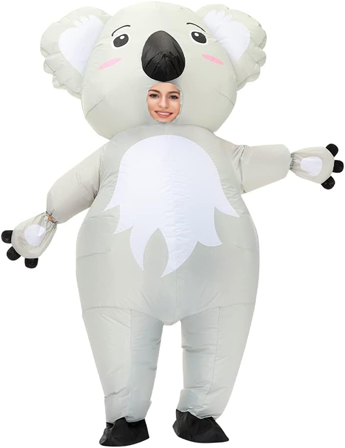 Detalle de Arokibui aufblasbares Kostüm Blow up Outfit – lustiges Kostüm für Halloween, Weihnachten und Festivals