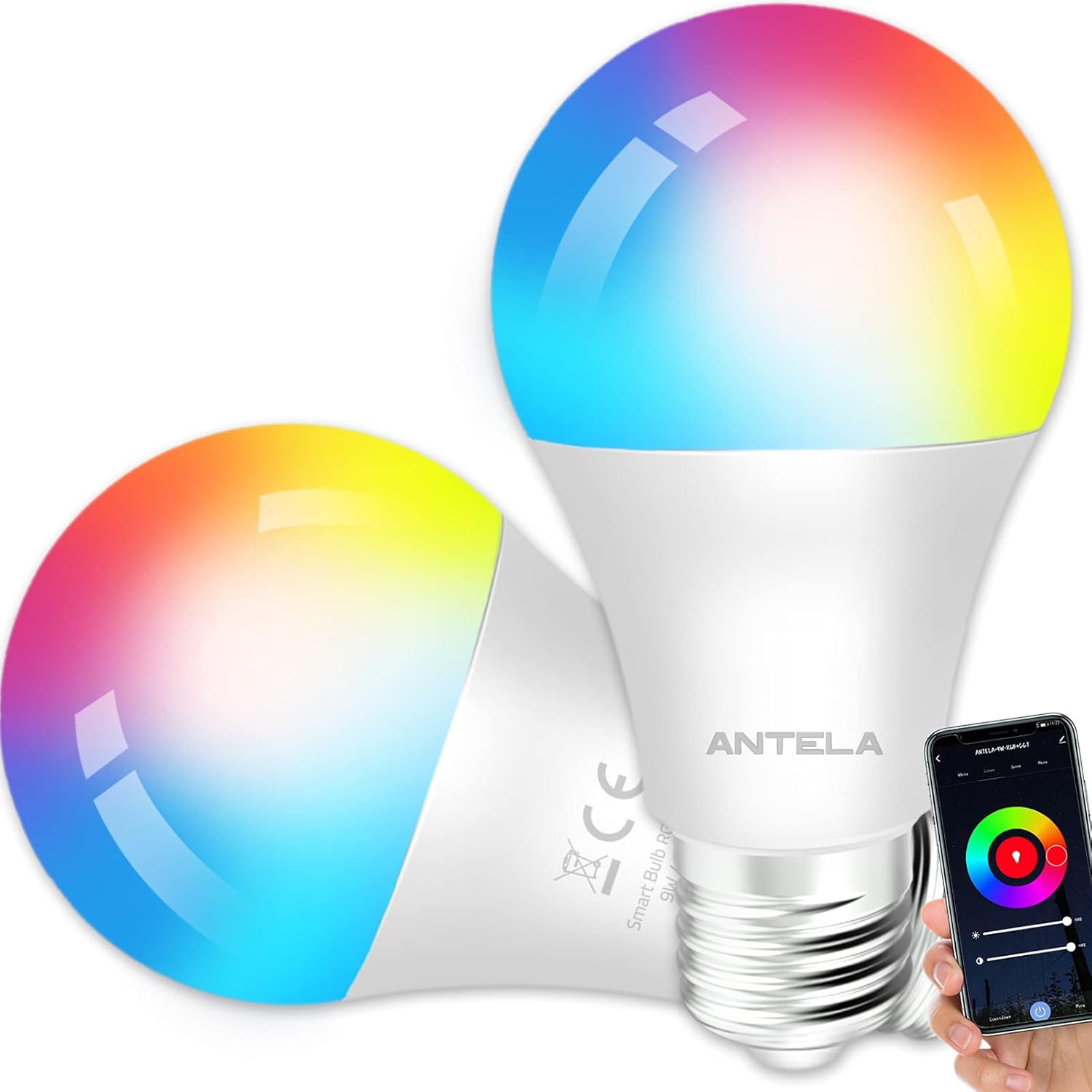 Detalle de ANTELA Bombilla Inteligente 9W E27