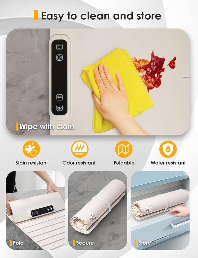 Detalle 2 de Rollable Electric Warming Tray