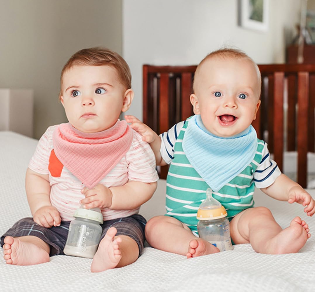 Thumbnail 3 de SLOSH bavaglino neonato in cotone lavabile (con bottoni regolabili) – confezione da 8