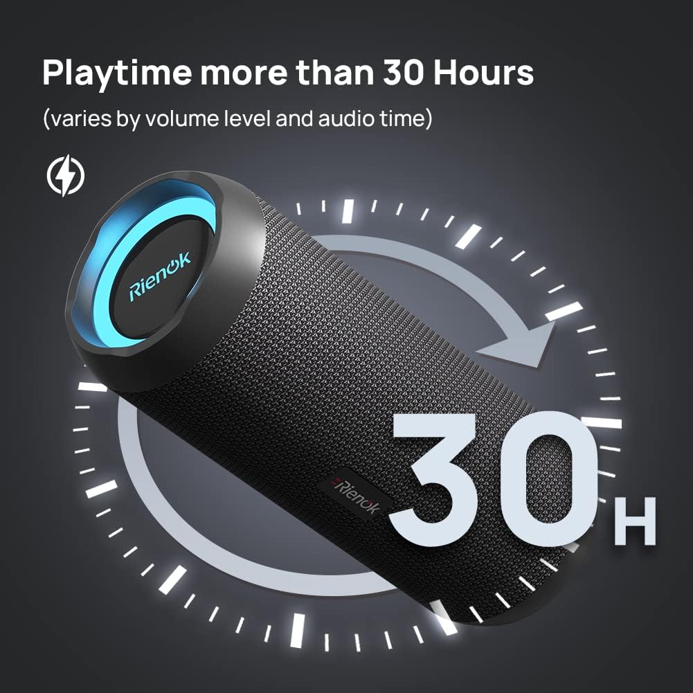 Thumbnail 2 de RIENOK Bluetooth Speaker 30W portable wireless speaker