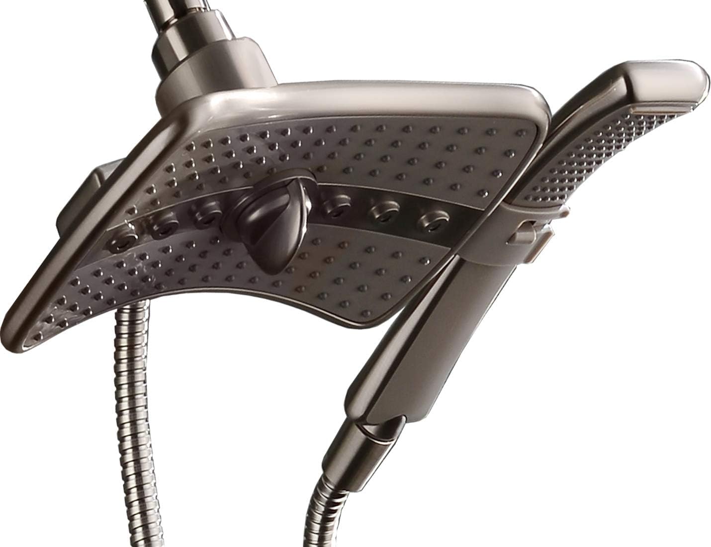 Detalle de BRIGHT SHOWERS High Pressure Shower Head Combo, 2-Setting