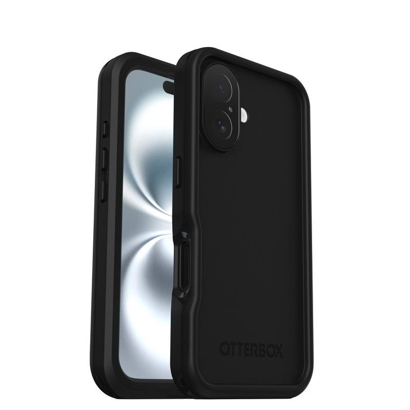 Detalle de OtterBox Frē Series Cover para iPhone 16: funda resistente al agua y caídas