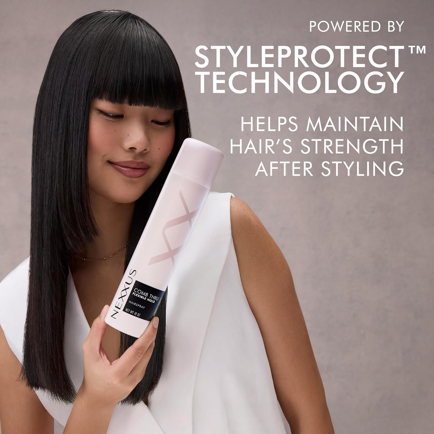 Detalle de Nexxus 605592000034 Comb Thru Flexible Hold Hairspray, 10 oz