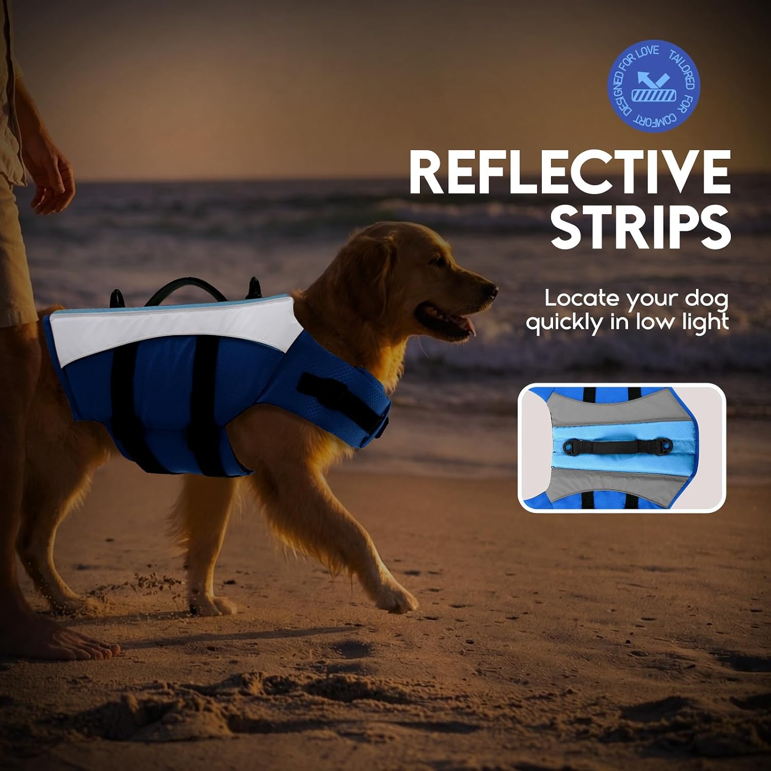 Detalle 1 de ASENKU Dog Life Jacket XL