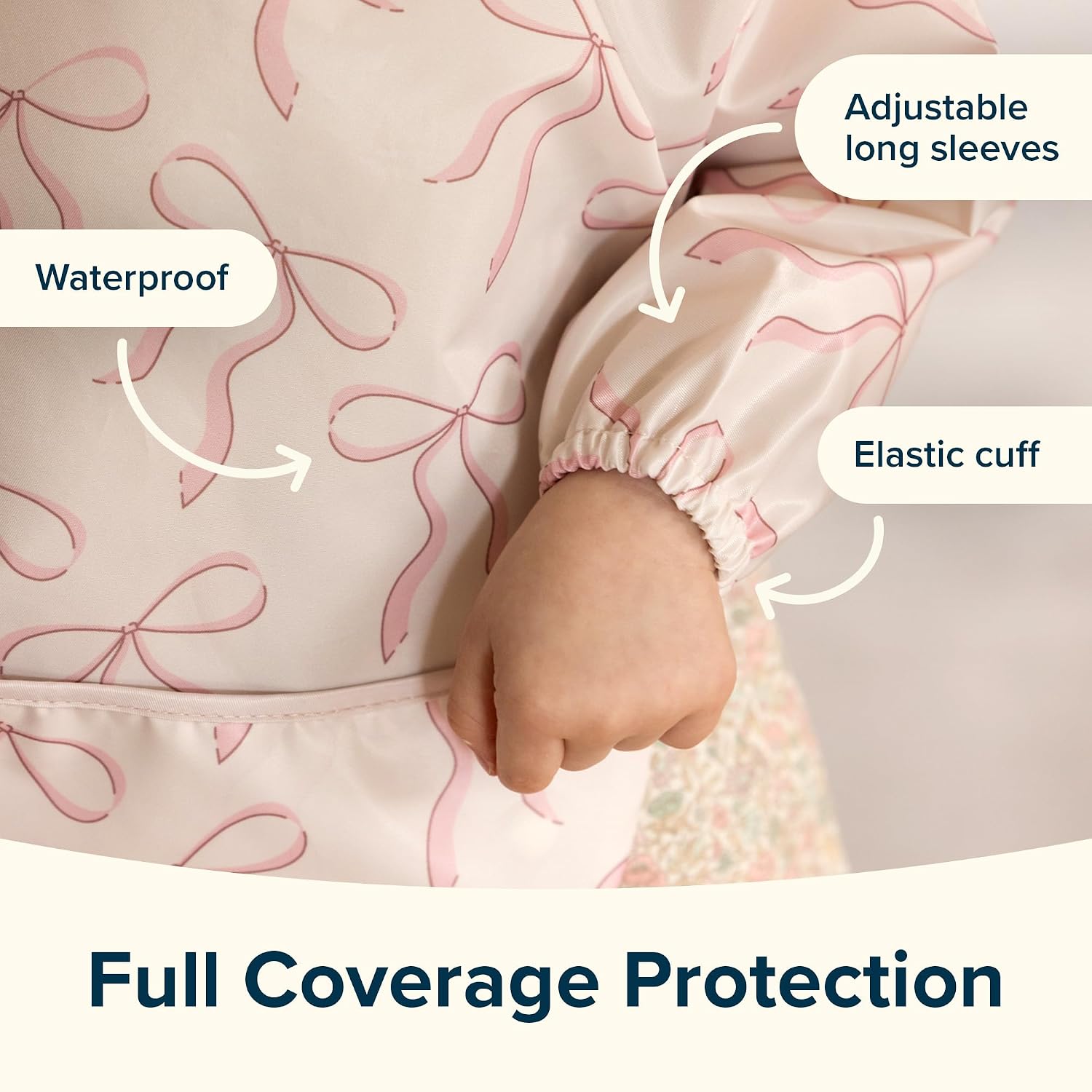 Detalle 2 de Tiny Twinkle Long-Sleeve Bib, 2–4Y