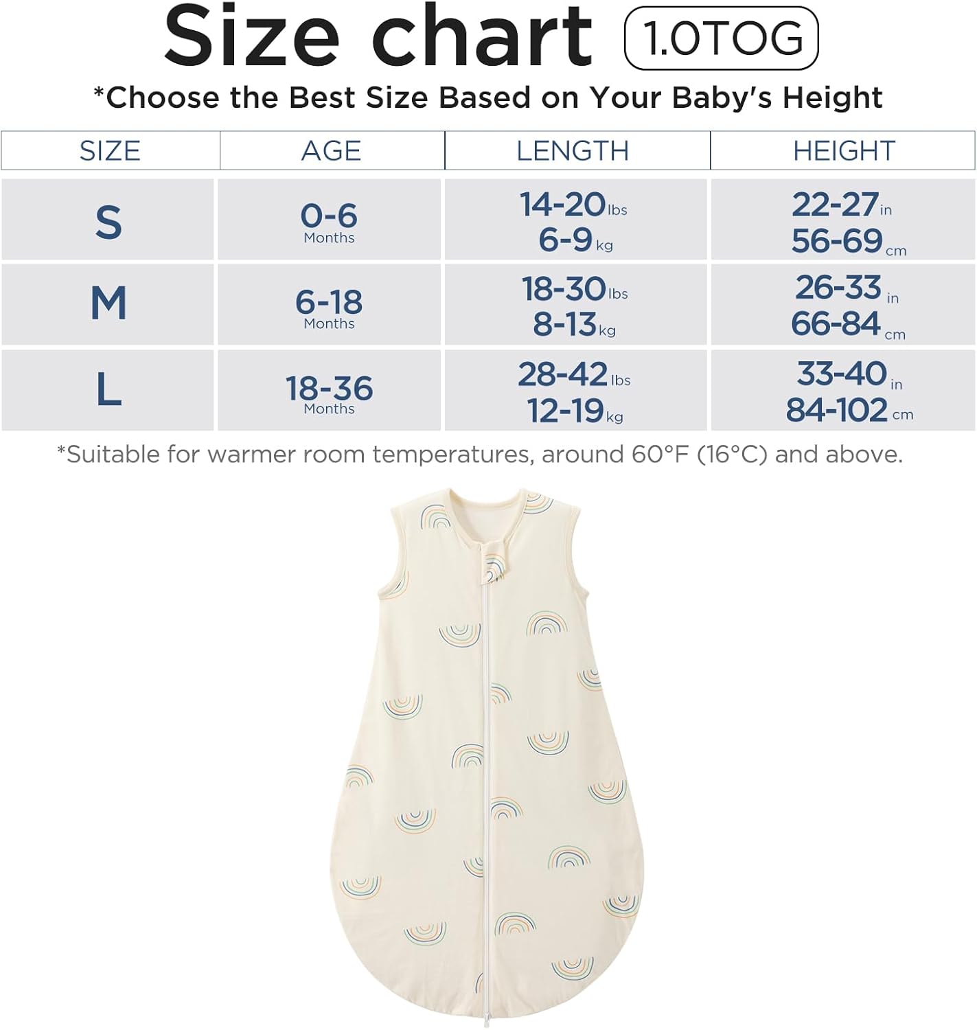 Thumbnail 5 de Duomiaomiao Baby Sleeping Bag 1.0 Tog