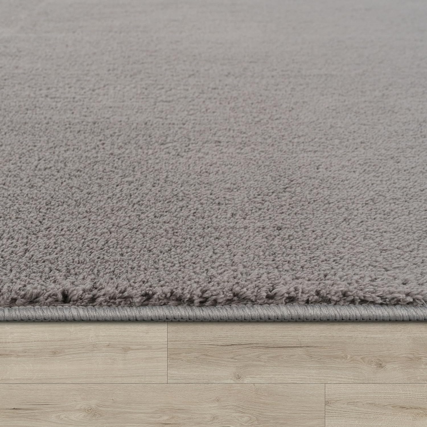 Thumbnail 1 de Paco Home Moderner Kuscheliger Wohnzimmerteppich 160x220 cm, Grau