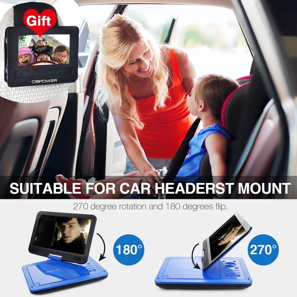 Thumbnail 2 de DBPOWER 10" Portable DVD Player 💿