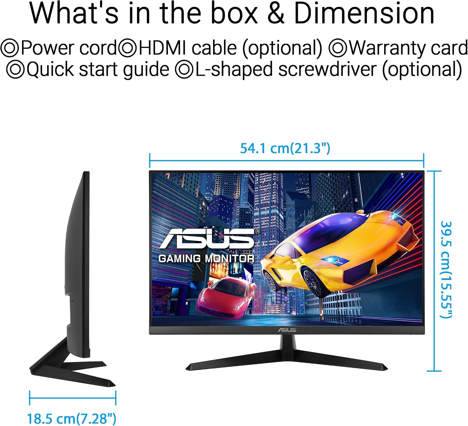 Thumbnail 6 de ASUS Moniteur de Jeu VY249HGR Eye Care – 23,8 pouces IPS, 120 Hz OC, Full HD