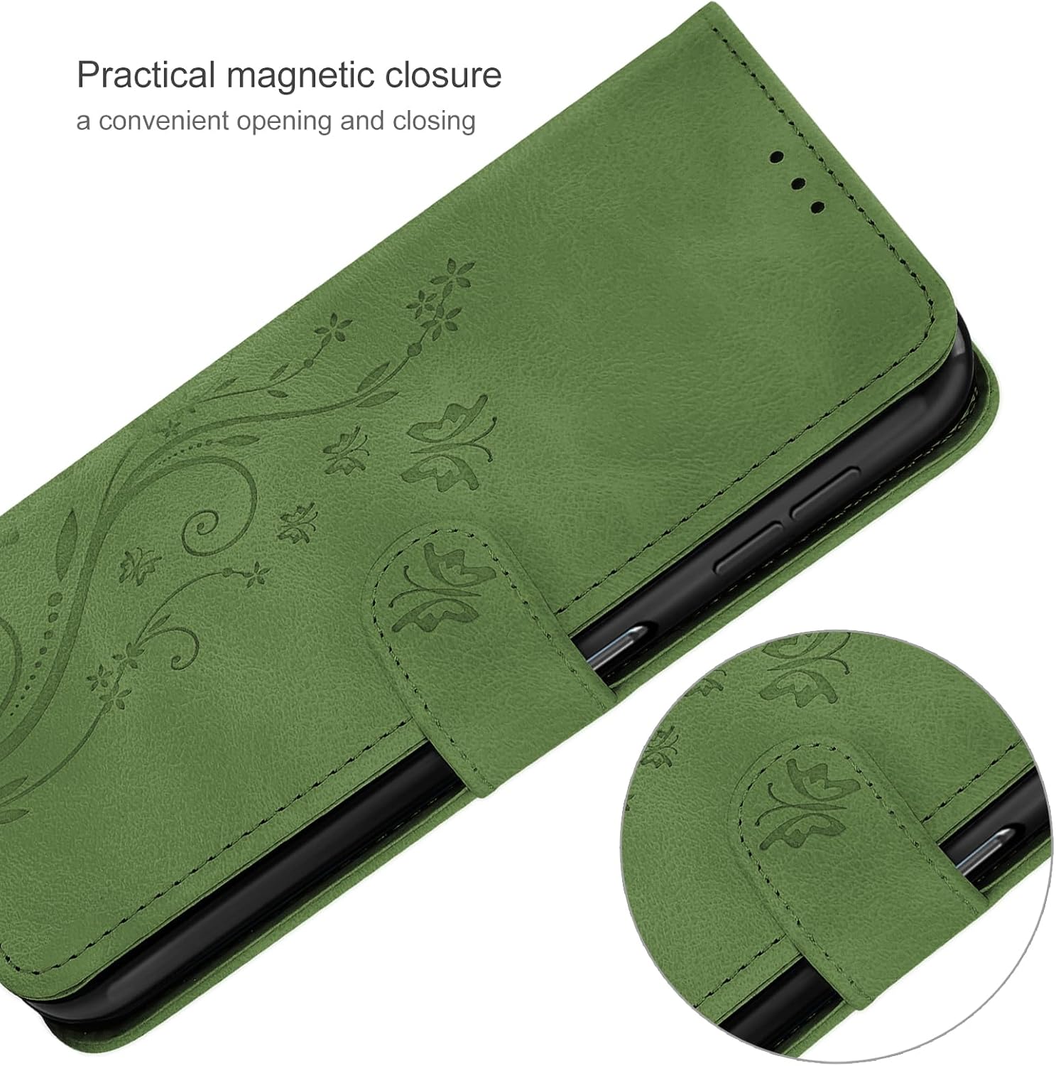 Thumbnail 6 de AROYI Wallet Case for Samsung Galaxy A16 5G/4G — PU Leather, Card Slots & Stand