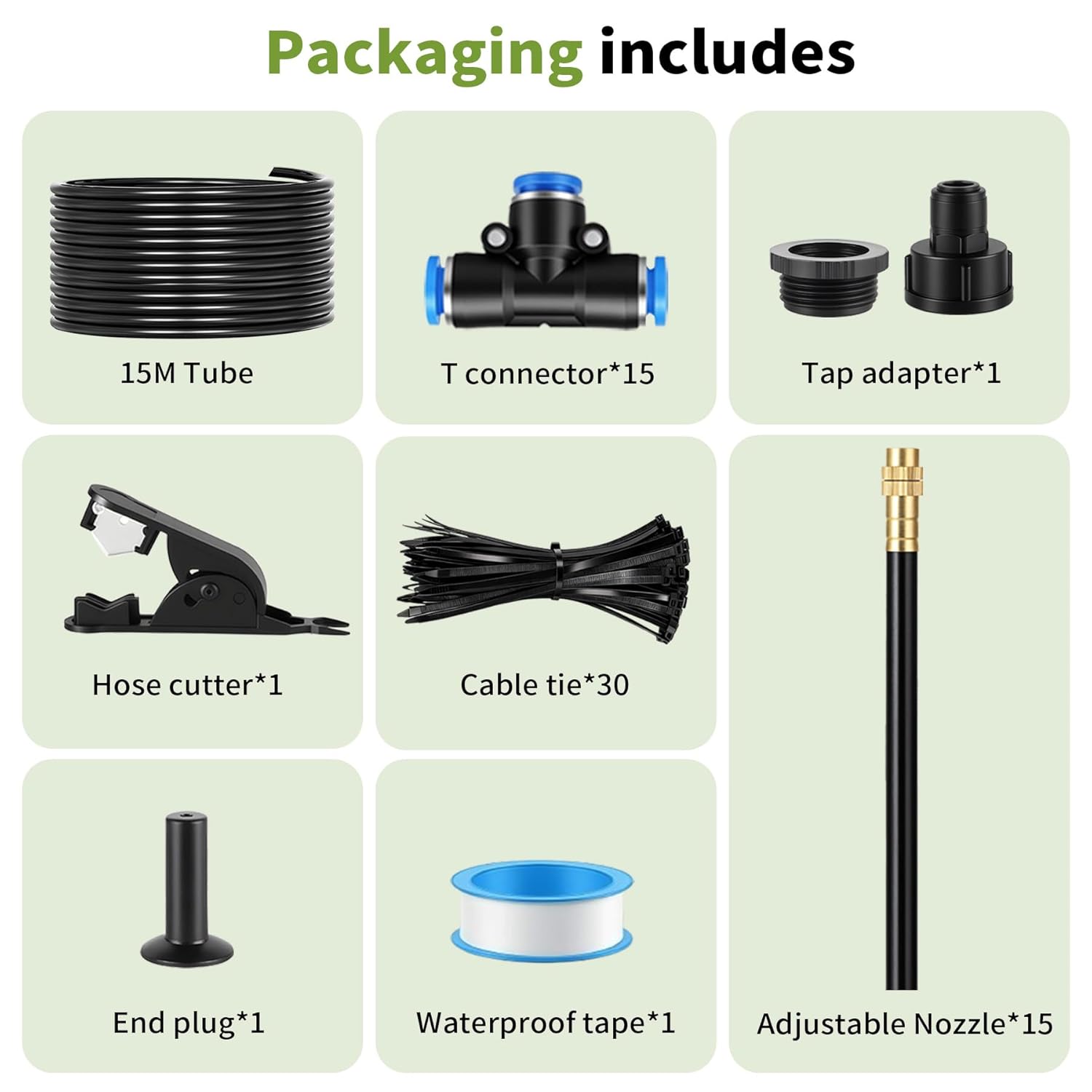 Thumbnail 1 de Forever Speed 360° Automatic Irrigation System Kit 15M