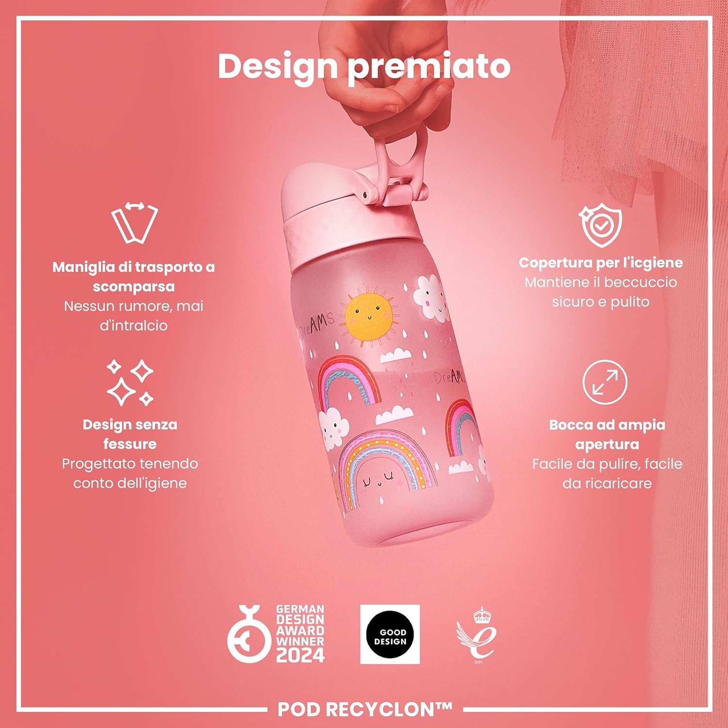 Thumbnail 5 de ion8 Borraccia per bambini 350ml