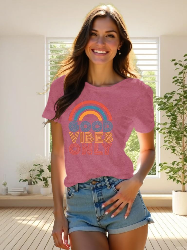 Thumbnail 2 de Qskall Good Vibes Only T shirt