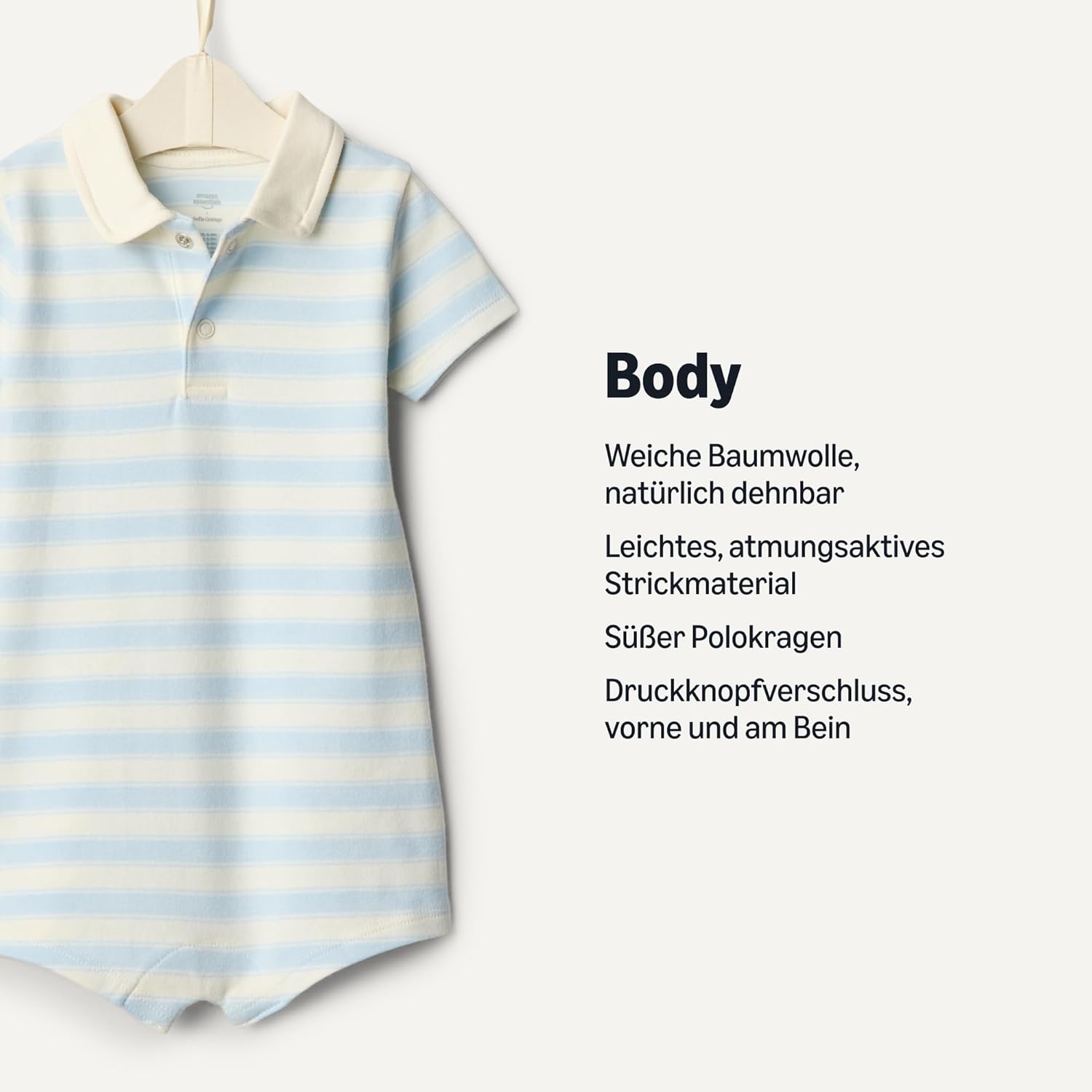 Thumbnail 2 de Amazon Essentials x Sofia Grainge Baby Jungen Kurzarm-Polo-Strampler (2er-Pack) aus Baumwolle