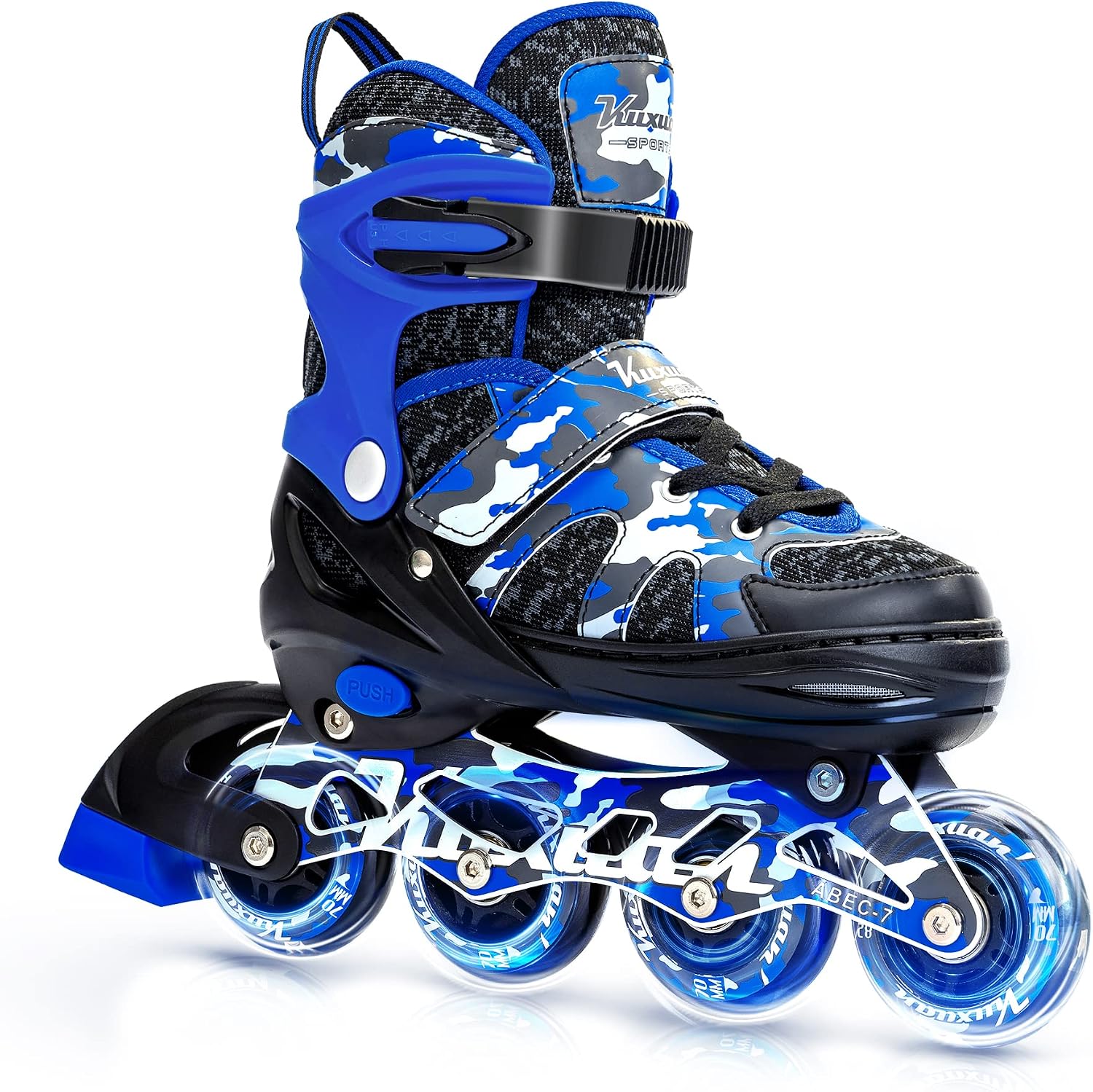 Thumbnail 6 de Kuxuan Adjustable Inline Skates with Light Up Wheels