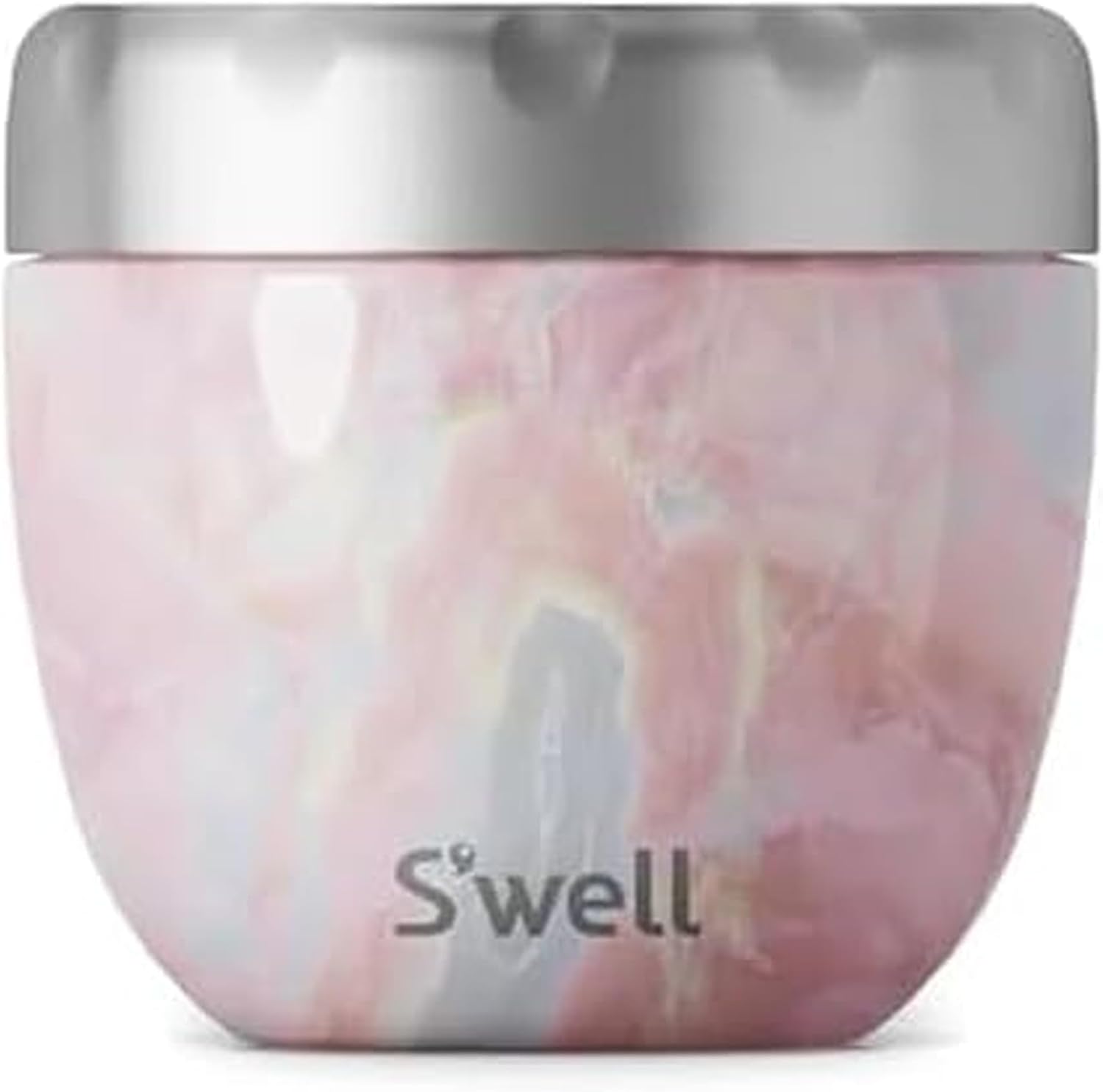 Detalle de S'well 12820-B19-42810EU Onyx Eats 2-in-1 Food Bowl, Stainless Steel, 636 ml, Black