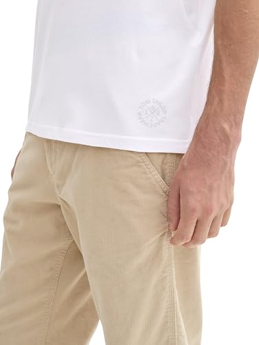 Thumbnail 6 de TOM TAILOR Herren T-Shirt Doppelpack Rundhalsausschnitt, Weiß, XX-Large