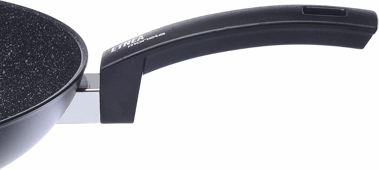 Detalle de Moneta Etnea Pfanne aus Aluminium, schwarz – 32 cm