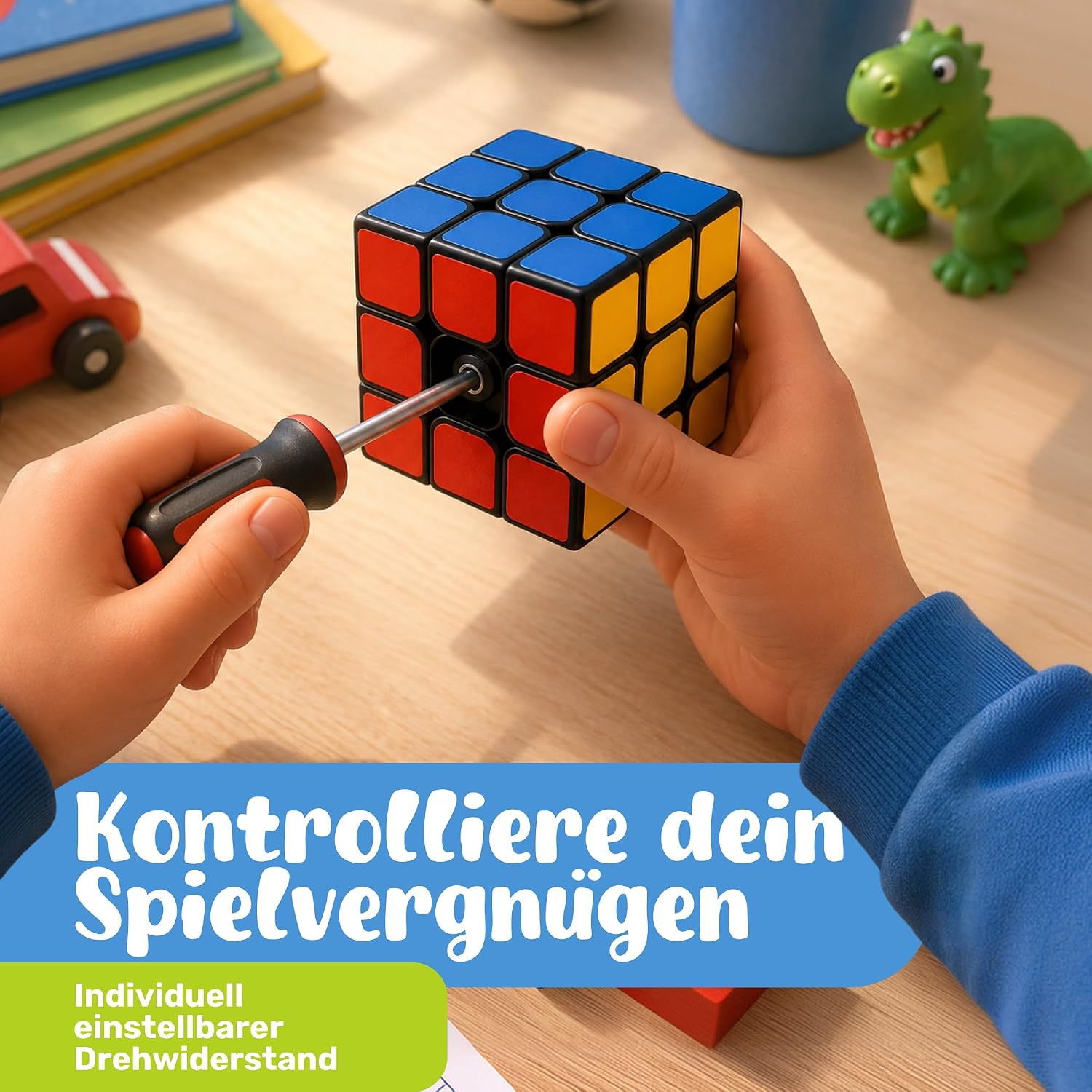 Detalle 2 de CUBIDI Original Zauberwürfel 3x3 Speed Cube