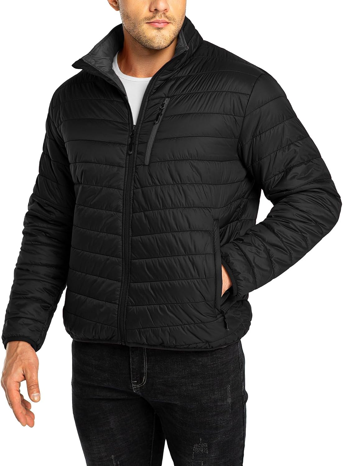 Detalle de 33,000ft Herren Steppjacke Leichte Übergangsjacke