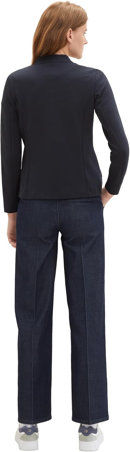 Thumbnail 3 de Tom Tailor Damen Basic Ottoman Blazer mit Taschen – Slim Fit mit Wiener Naht