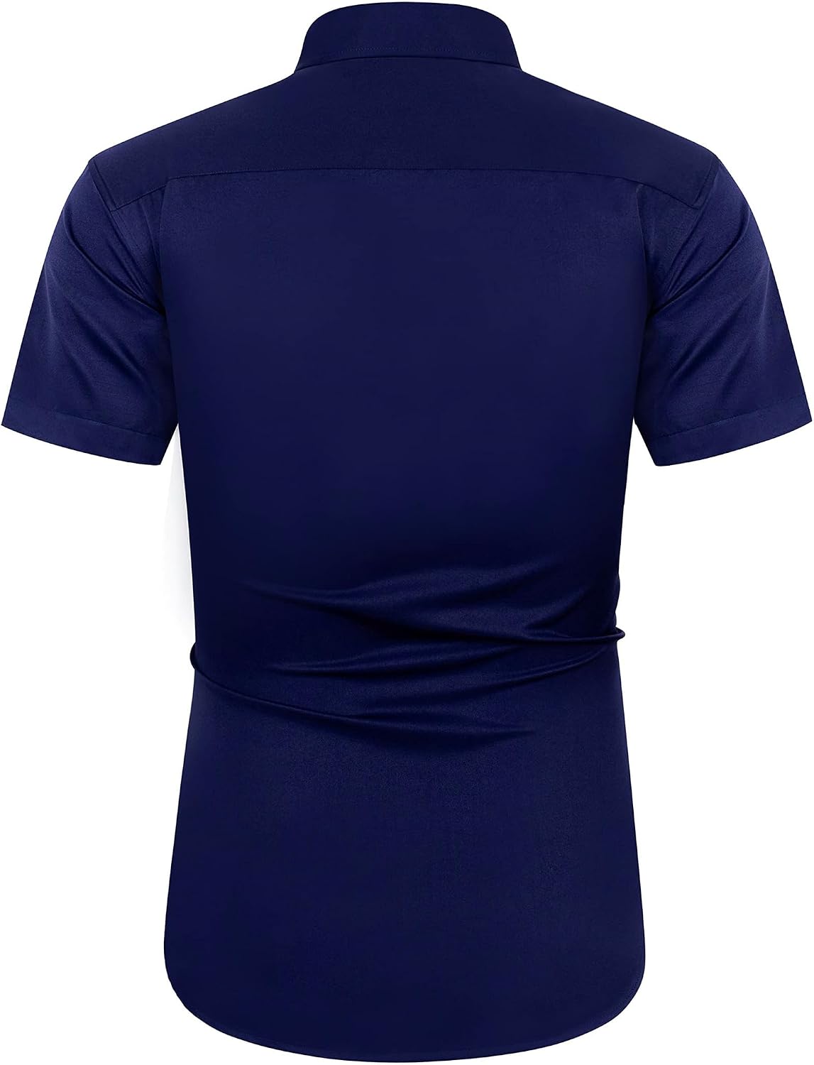 Detalle de J.VER Men's Short Sleeve Dress Shirt Non Iron Stretch – Regular Fit