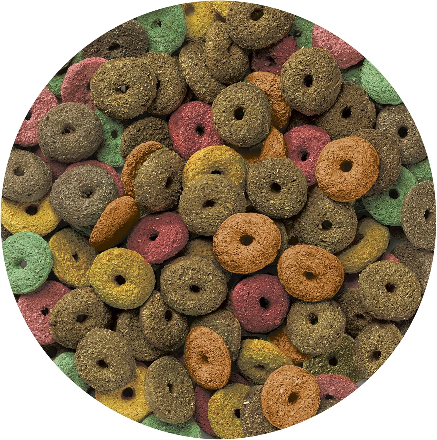 Detalle 2 de Vitakraft Rollis: anelli croccanti per roditori — snack equilibrato con erba medica (7x500 g)