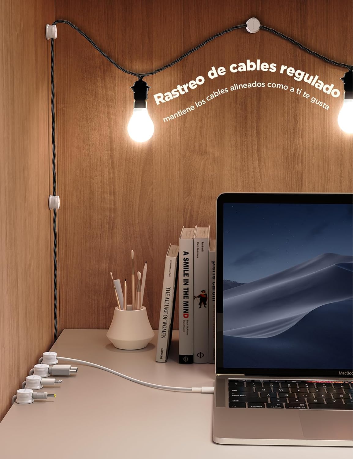 Detalle de JOYROOM 6 PCS Organizador de cables 7,5 mm